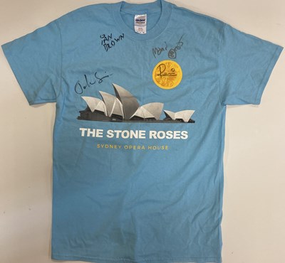 Lot 435 - STONE ROSES SYDNEY OPERA HOUSE SIGNED SHIRT