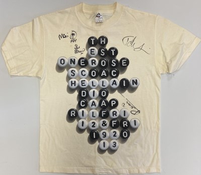 Lot 438 - STONE ROSES COACHELLA SIGNED SHIRT