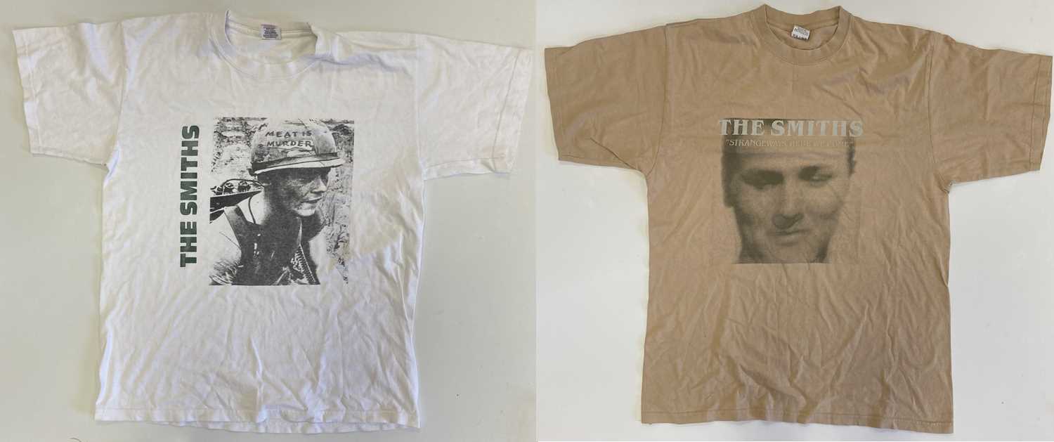 Lot 446 - SMITHS MEAT IS MURDER AND STRANGEWAYS T-SHIRT