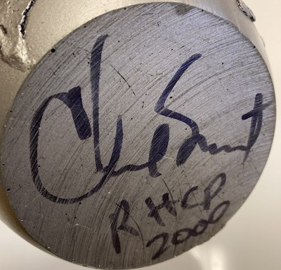 Lot 558 - RED HOT CHILI PEPPERS CHAD SMITH SIGNED MTV EUROPE AWARD