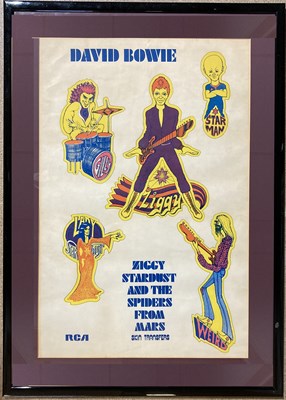 Lot 569 - DAVID BOWIE - ZIGGY STARDUST POSTER 1972