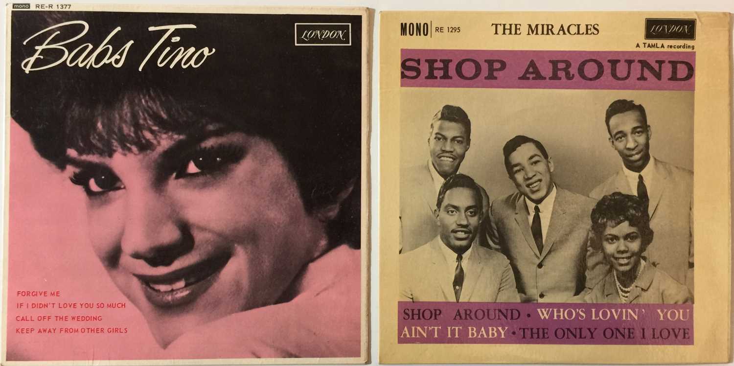 Lot 608 - BABS TINO/THE MIRACLES - LONDON RECORDS EP RARITIES