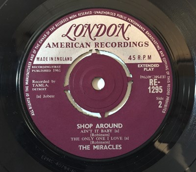 Lot 608 - BABS TINO/THE MIRACLES - LONDON RECORDS EP RARITIES