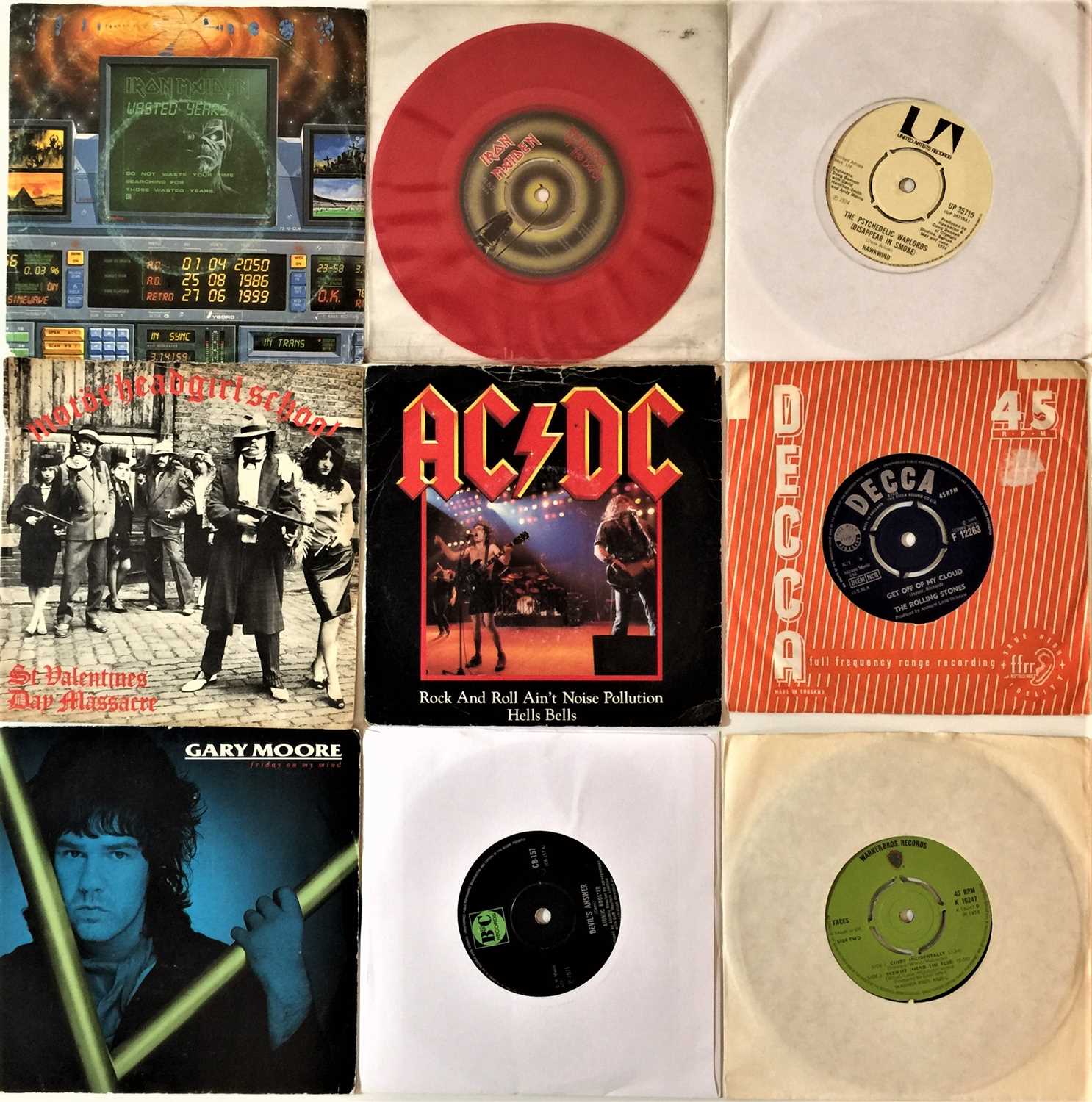 Lot 631 - CLASSIC ROCK/ METAL - 7" COLLECTION