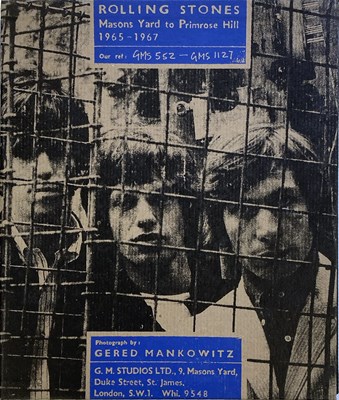 Lot 559 - GERED MANKOWITZ - MASONS YARD ROLLING STONES BOOK.