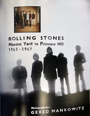 Lot 559 - GERED MANKOWITZ - MASONS YARD ROLLING STONES BOOK.