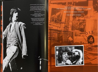 Lot 560 - MICHAEL PUTLAND - PLEASED TO MEET YOU - LIMITED EDITION ROLLING STONES BOOK.