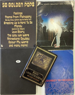 Lot 38 - MEMORABILIA INC ADDRESS BOOK OF A&M RECORDS EMPLOYEE FROM 1970S / ROGER DEAN / PROMO INVITES & MORE.