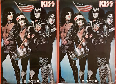 Lot 182 - KISS 1977 US TOUR POSTERS.