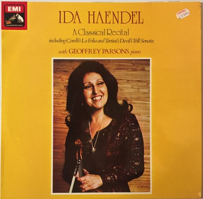 Lot 712 - IDA HANDEL/ GEOFFREY PARSONS - A CLASSICAL RECITAL LP (UK QUADRAPHONIC - ASD 3352)