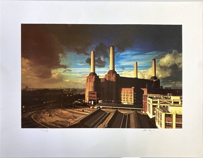 Lot 456 - PINK FLOYD / STORM THORGERSON ANIMALS SIGNED FINE ART PRINT.