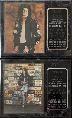 Lot 449 - MICHAEL JACKSON MEMORABILIA.