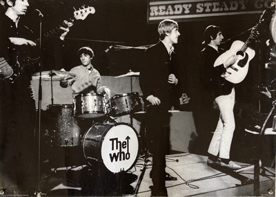 Lot 185 - THE WHO / SMALL FACES POSTERS INC THE KIDS ARE ALL RIGHT US ONE SHEET.