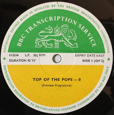 Lot 729 - TOP OF THE POPS/ PICK OF THE POPS - BBC TRANSCRIPTION LPs