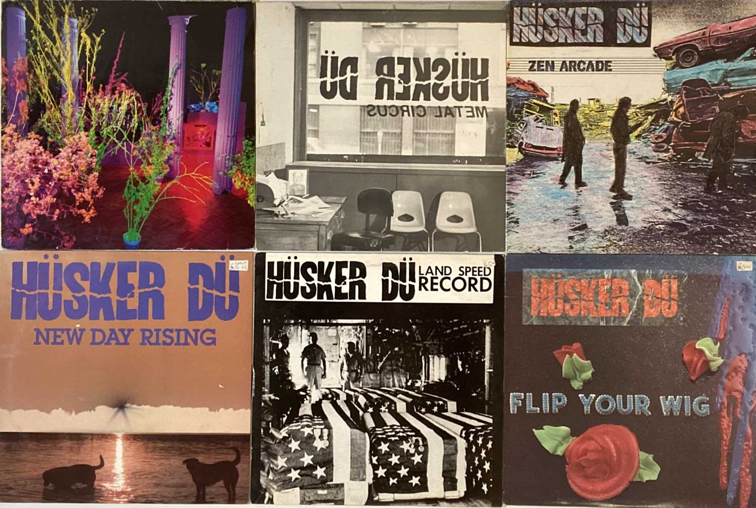 Lot 649 - HUSKER DU - LPs