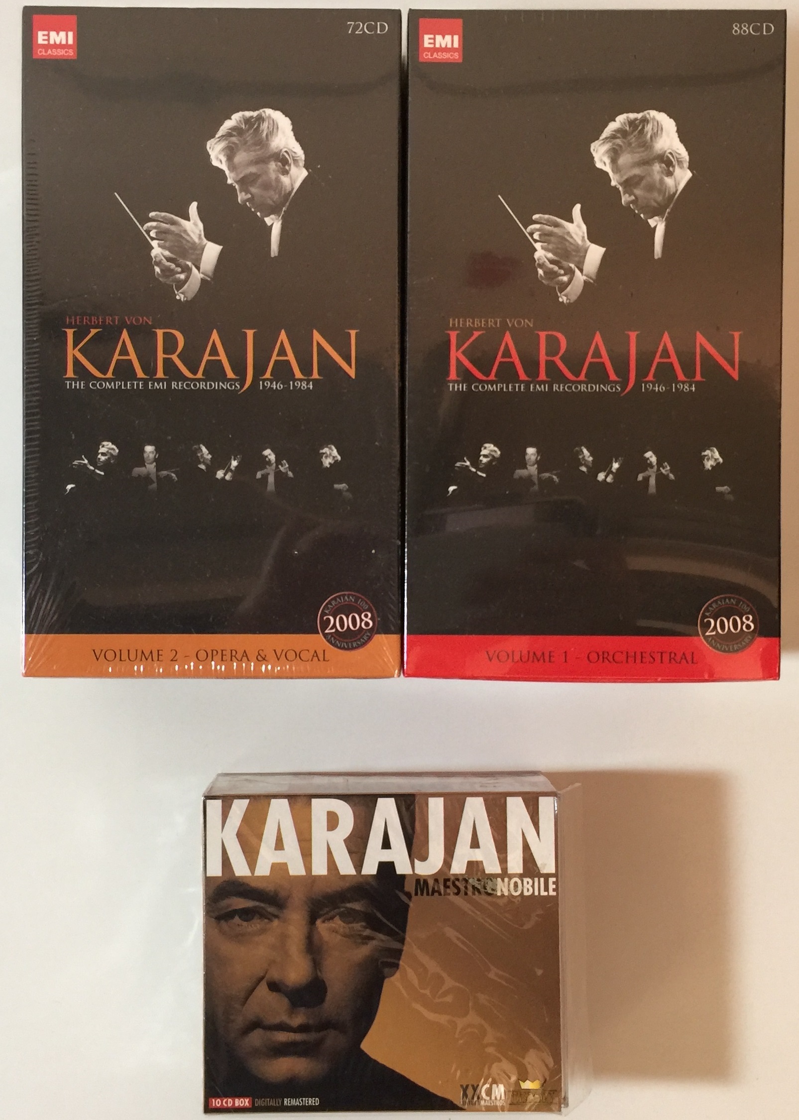 Lot 763 - HERBERT VON KARAJAN - CD BOX SETS