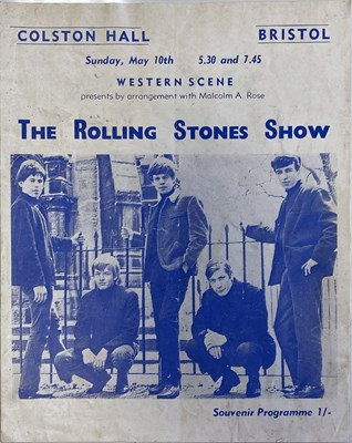 Lot 575 - ROLLING STONES - 1966 BRISTOL PROGRAMME.