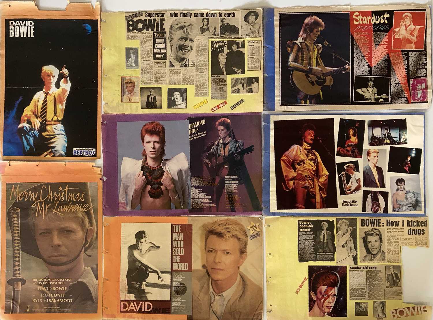 Lot 48 - DAVID BOWIE / YES MEMORABILIA.