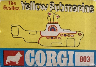 Lot 473 - BEATLES YELLOW SUBMARINE CORGI TOY IN BOX.