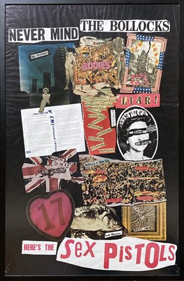 Lot 548 - SEX PISTOLS - NEVER MIND THE BOLLOCKS POSTER.