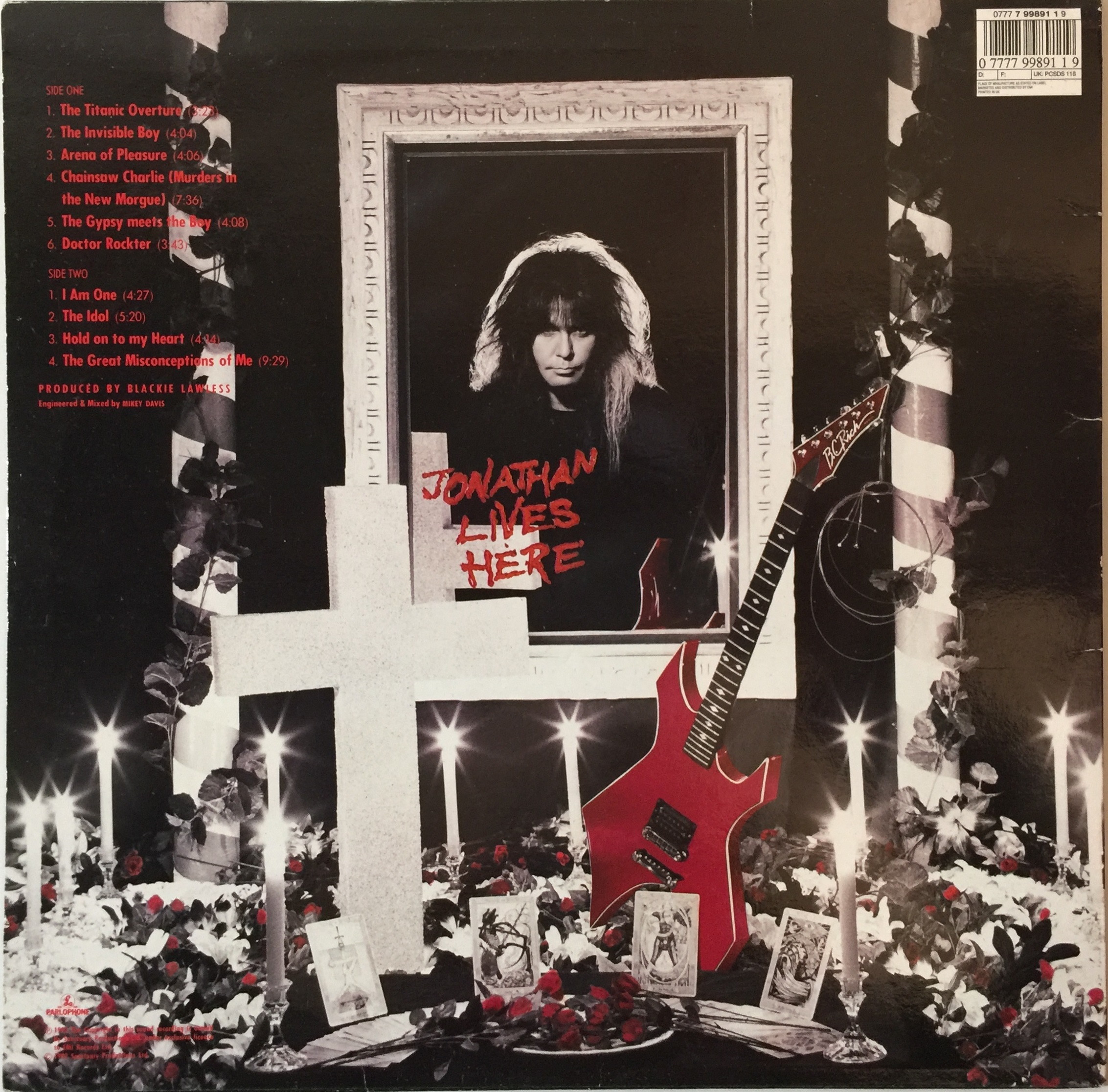 オプティミスティック 【Crimson Vinyl】【サイン入】W.A.S.P. / The