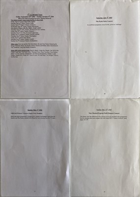 Lot 590 - ROLLING STONES PROGRAMMES - UK CONCERTS 1966 - 69.