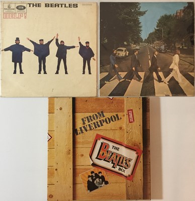 Lot 786 - THE BEATLES UK LPS + BOX SET