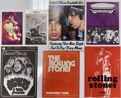 Lot 595 - ROLLING STONES PROGRAMMES - EU & US 1973-1981.