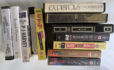 Lot 40 - PUNK / INDIE AND NEW WAVE VHS.