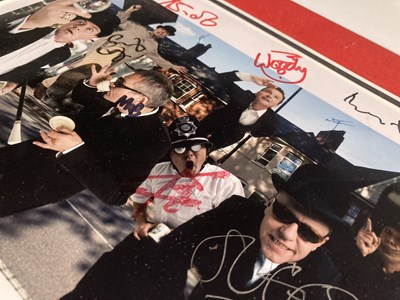 Lot 317 - MADNESS / LINTON KWESI JOHNSON SIGNED.