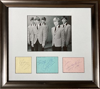 Lot 555A - ROLLING STONES SIGNED DISPLAY.
