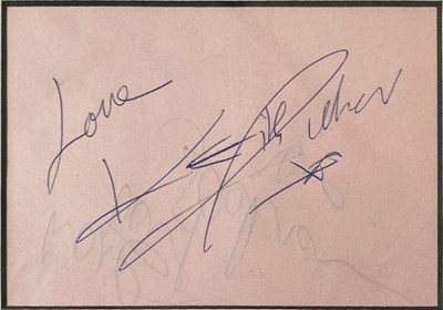 Lot 555 - ROLLING STONES SIGNED DISPLAY.