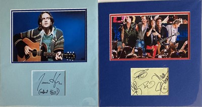 Lot 322 - 1980S STARS SIGNED - JAMES TAYLOR / CHRISSIE HYNDE ETC.