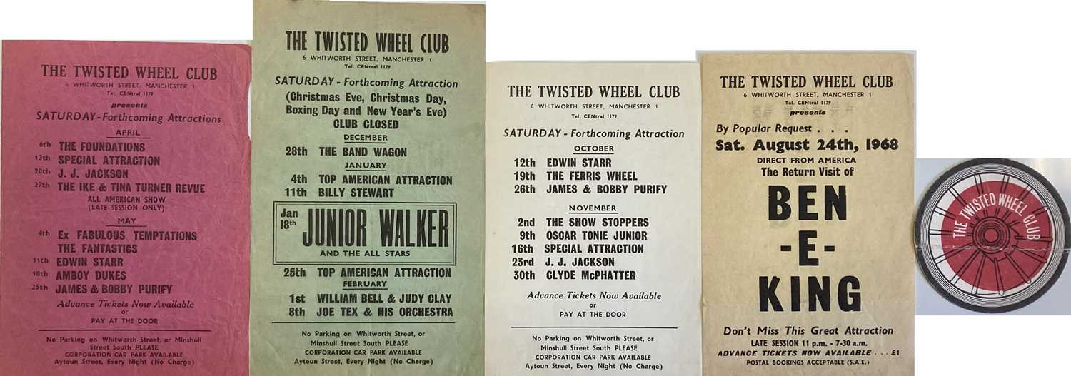 Lot 77 - TWISTED WHEEL MANCHESTER FLYERS AND MEMBERSHIP CARD