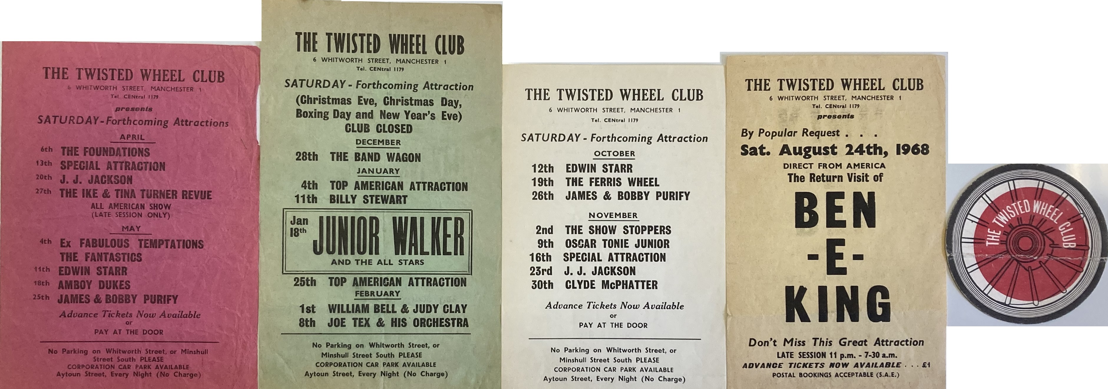 Lot 77 TWISTED WHEEL MANCHESTER FLYERS AND