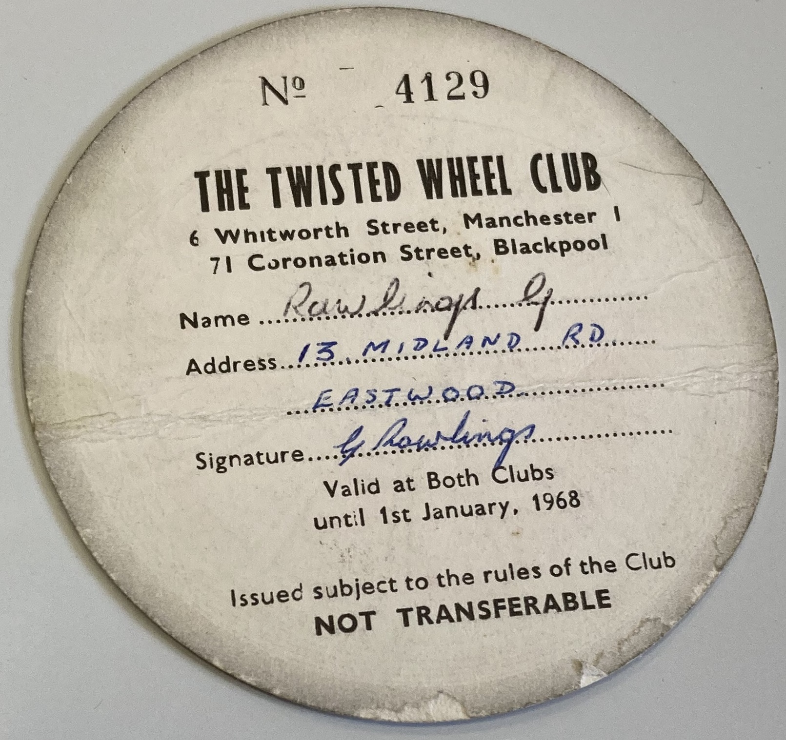 Lot 77 - TWISTED WHEEL MANCHESTER FLYERS AND