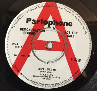 Lot 817 - CAROL ELVIN - UK PARLOPHONE 7"