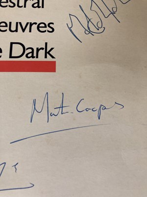 Lot 326 - OMD SIGNED LP AND SMASH HITS COMPETITION WINNERS CARD.