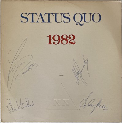 Lot 330 - STATUS QUO SIGNED LPS.