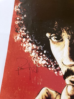 Lot 331 - THIN LIZZY SIGNED POSTER.