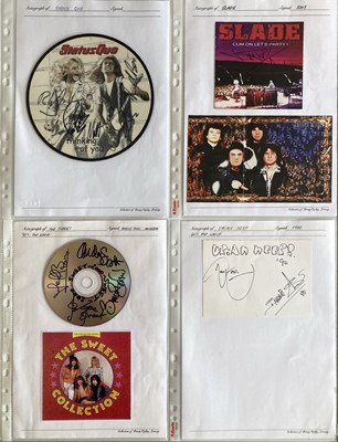 Lot 341 - 1970S ROCK STARS SIGNED.