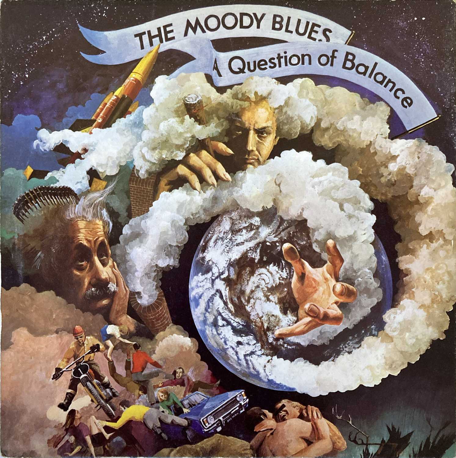 Lot 347 - MOODY BLUES SIGNED LP.