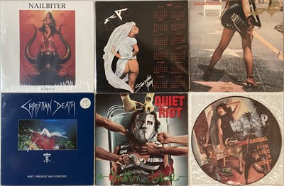 Lot 695 - METAL/HEAVY ROCK - LPs
