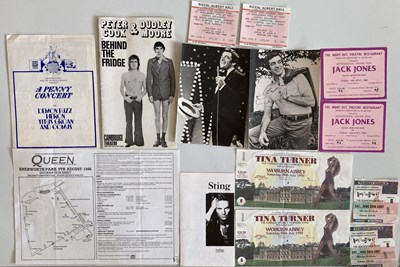 Lot 91 - PROGRAMMES AND TICKETS - CLAPTON / BOWIE ETC.