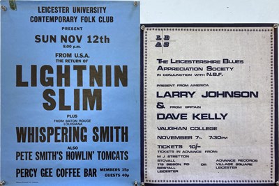 Lot 204 - ORIGINAL BLUES POSTERS.