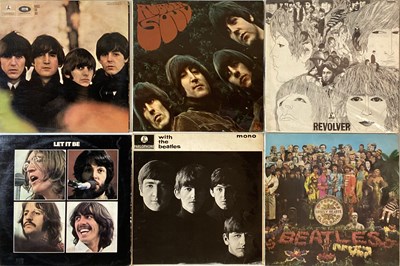 Lot 872 - THE BEATLES - STUDIO LPs (WITH 606-1 OG REVOLVER)