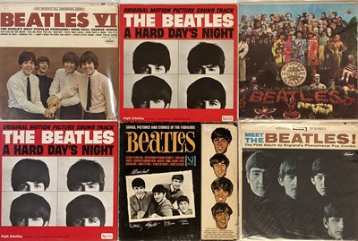 Lot 875 - THE BEATLES - NORTH AMERICAN PRESSING LPs (PLUS 7")