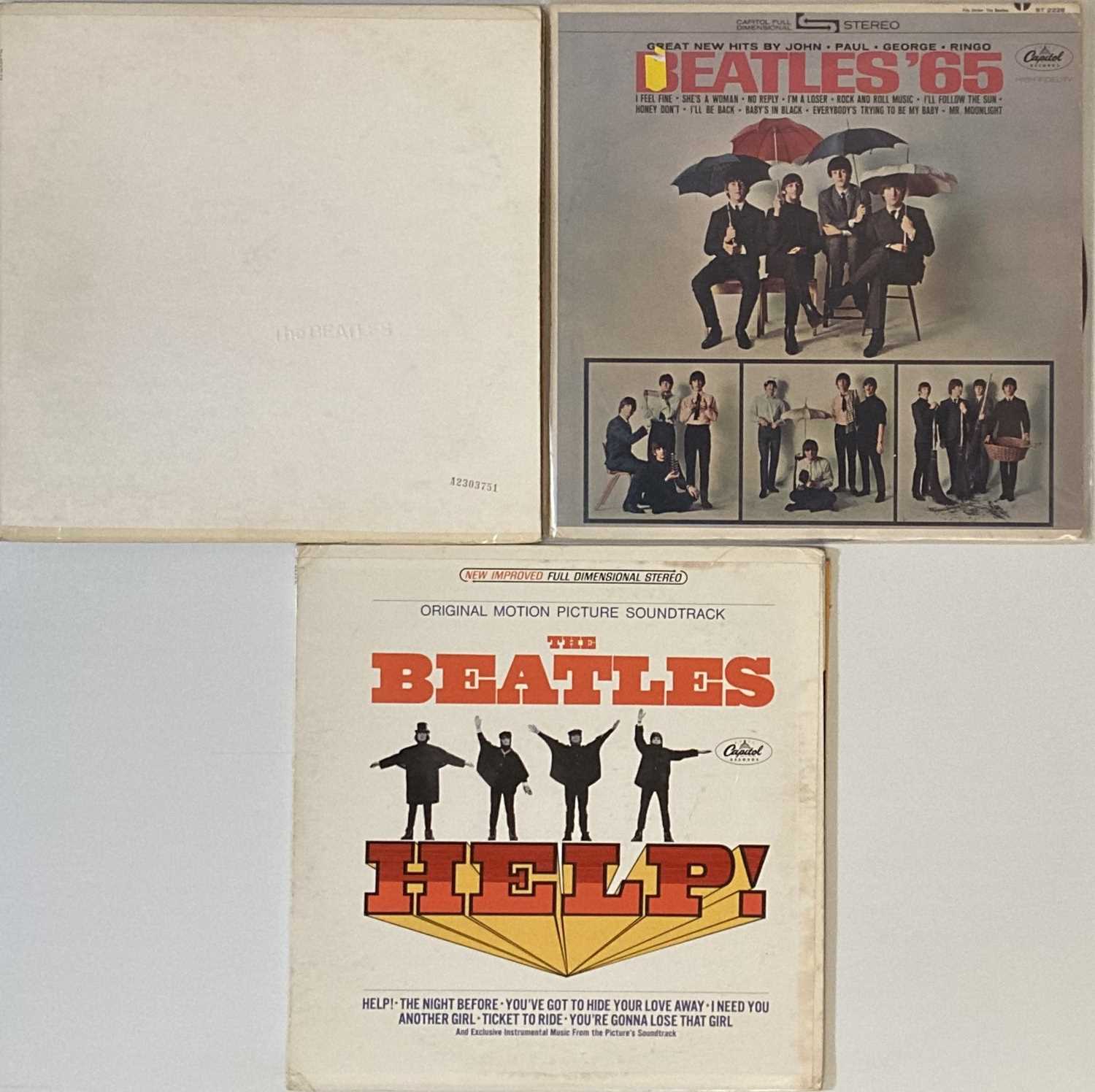 Lot 875 - THE BEATLES - NORTH AMERICAN PRESSING LPs