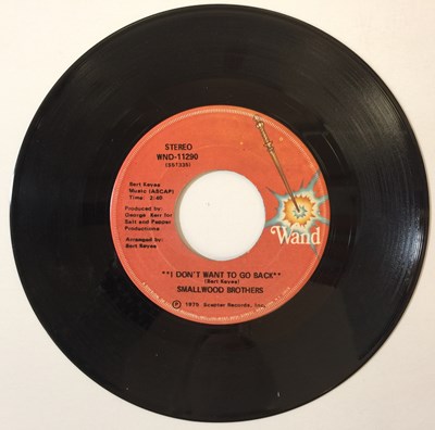 Lot 891 - SMALLWOOD BROTHERS - I DON'T WANT TO GO BACK 7" (WAND - WND-11290)