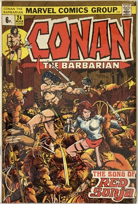 Lot 124 - BOOKS & COMICS - INC DOCTOR STRANGE 168 / CONAN 24 INTRODUCING RED SONJA.